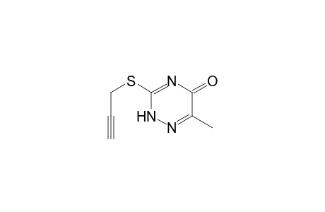 6-Methyl-3-propynylthio-1,2,4-triazin-5(2H)-one