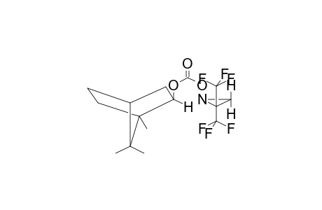 2,2-BIS(TRIFLUOROMETHYL)-1-[(-)-(1,7,7-TRIMETHYLBICYCLO[2.2.1]HEPT-2-YLOXY)CARBONYLOXY]AZIRIDINE