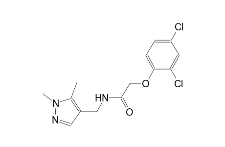 2-(2,4-dichlorophenoxy)-N-[(1,5-dimethyl-1H-pyrazol-4-yl)methyl]acetamide