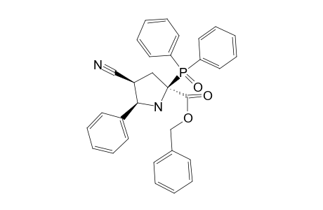 (2-ALPHA,4-BETA,5-BETA)-(+/-)-PHENYLMETHYL-4-CYANO-2-DIPHENYLPHOSPHINOYL)-5-PHENYL-2-PYRROLIDINE-CARBOXYLATE