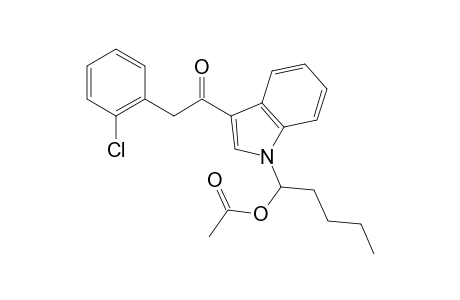 1-(3-(2-(2-chlorophenyl)acetyl)-1H-indol-1-yl)pentyl acetate