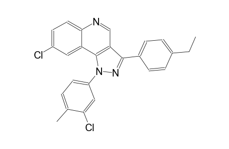 8-chloro-1-(3-chloro-4-methylphenyl)-3-(4-ethylphenyl)-1H-pyrazolo[4,3-c]quinoline