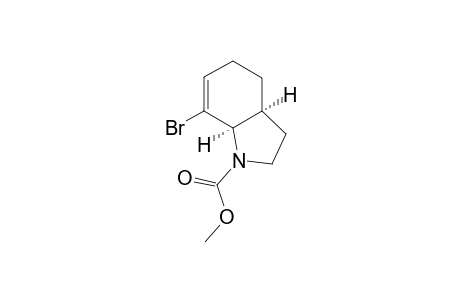 (3aS,7aR)-7-bromo-2,3,3a,4,5,7a-hexahydroindole-1-carboxylic acid methyl ester