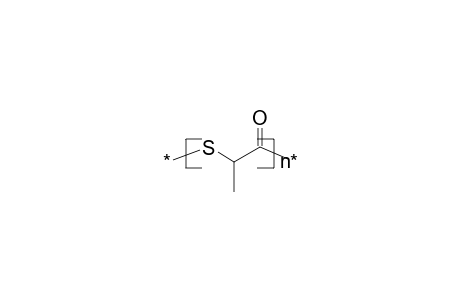 Poly(thiocarbonylethylidene)