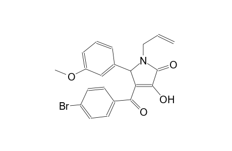 2H-pyrrol-2-one, 4-(4-bromobenzoyl)-1,5-dihydro-3-hydroxy-5-(3-methoxyphenyl)-1-(2-propenyl)-
