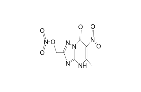 5-oxo-6-nitro-7-methyl-5,8-dihydro-[1,2,4]triazolo[2,3-a]pyridin-2-ylmethyl nitrate