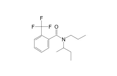 Benzamide, 2-trifluoromethyl-N-(2-butyl)-N-propyl-