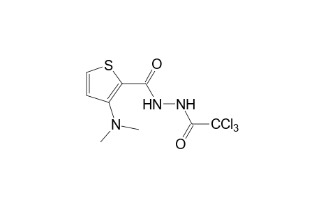 1-[3-(dimethylamino)-2-thenoyl]-2-(trichloroacetyl)hydrazine