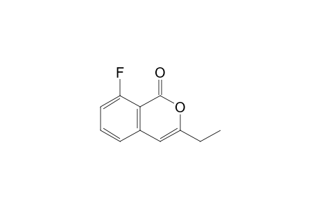 3-Ethyl-8-fluoranyl-isochromen-1-one