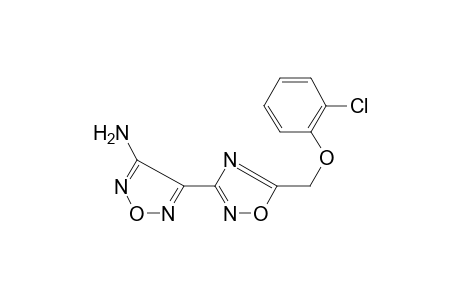 1,2,5-Oxadiazol-3-amine, 4-[5-(2-chlorophenoxymethyl)-1,2,4-oxadiazol-3-yl]-