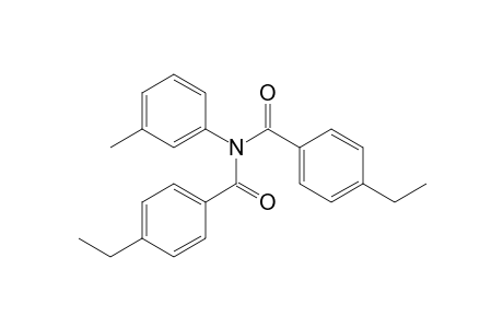 4-Ethyl-N-(4-ethylbenzoyl)-N-(3-methylphenyl)benzamide