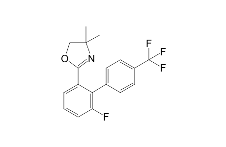 2-(6-Fluoro-4'-(trifluoromethyl)-[1,1'-biphenyl]-2-yl)-4,4-dimethyl-4,5-dihydrooxazole