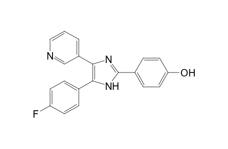 Phenol, 4-[5-(4-fluorophenyl)-4-(3-pyridinyl)-1H-imidazol-2-yl]-