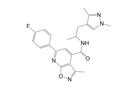 isoxazolo[5,4-b]pyridine-4-carboxamide, N-[2-(1,3-dimethyl-1H-pyrazol-4-yl)-1-methylethyl]-6-(4-fluorophenyl)-3-methyl-