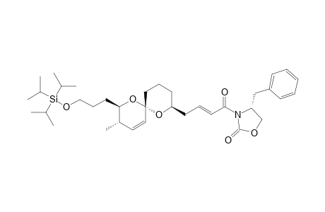 (4R)-Benzyl-3-(4-{(2S,6S,8R,9S)-9-methyl-8-[3-(triisopropylsilyloxy)propyl]-1,7-dioxaspiro[5.5]undec-10-en-2-yl}but-2-enoyl)oxazolidin-2-one