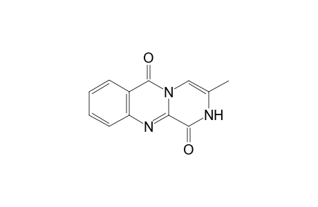 3-Methyl-2H-pyrazino[2,1-b]quinazoline-1,6-dione