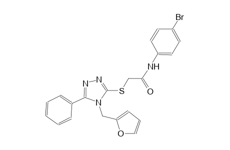 N-(4-bromophenyl)-2-{[4-(2-furylmethyl)-5-phenyl-4H-1,2,4-triazol-3-yl]sulfanyl}acetamide