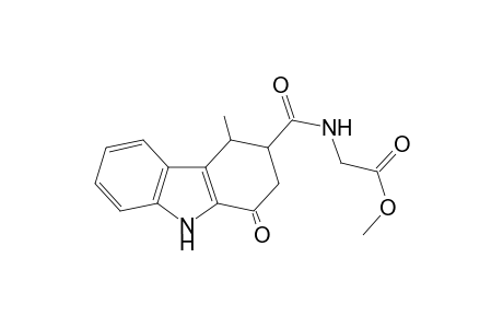 2-[(1-keto-4-methyl-2,3,4,9-tetrahydrocarbazole-3-carbonyl)amino]acetic acid methyl ester