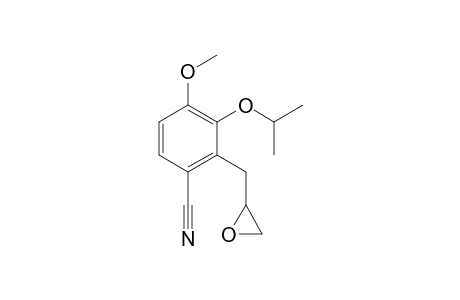 3-Isopropoxy-4-methoxy-2-oxiranylmethylbenzonitrile