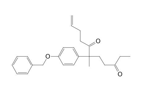 10-Undecene-3,7-dione, 6-methyl-6-[4-(phenylmethoxy)phenyl]-