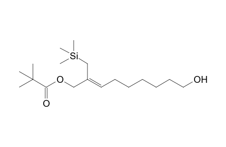 9-Hydroxy-2-(trimethylsilylmethyl)non-2-enyl Pivalate