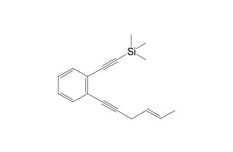 (E)-((2-(hex-4-en-1-ynyl)phenyl)ethynyl)trimethylsilane