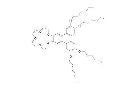 4,5-Bis(3',4'-dihexyloxyphenyl)benzo[15]crown-5
