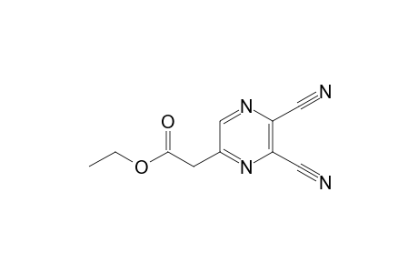 Ethyl (5,6-dicyanopyrazin-2-yl)acetate