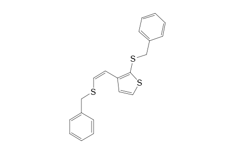 (Z)-2-Benzylthio-3-(2-benzylthioethenyl)thiophene