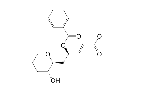(1R)-1-[[(2S,3R)-3-Hydroxytetrahydropyran-2-yl]methyl]-3-(methoxycarbonyl)-(E)-allyl Benzoate