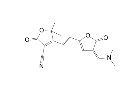 4-((E)-2-{(4Z)-4-[(dimethylamino)methylene]-5-oxo-4,5-dihydro-2-furanyl}ethenyl)-5,5-dimethyl-2-oxo-2,5-dihydro-3-furancarbonitrile