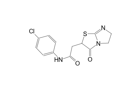 N-(4-chlorophenyl)-2-(3-oxo-2,3,5,6-tetrahydroimidazo[2,1-b][1,3]thiazol-2-yl)acetamide