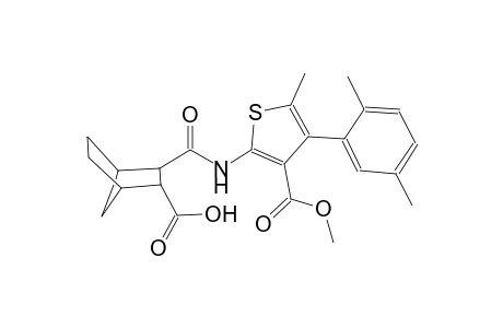 3-({[4-(2,5-dimethylphenyl)-3-(methoxycarbonyl)-5-methyl-2-thienyl]amino}carbonyl)bicyclo[2.2.1]heptane-2-carboxylic acid