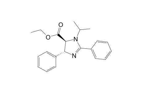 1H-Imidazole-5-carboxylic acid, 4,5-dihydro-1-(1-methylethyl)-2,4-diphenyl-, ethyl ester, trans-