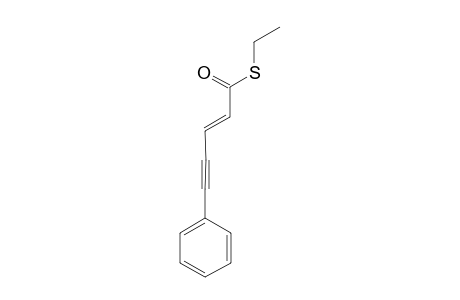 Ethyl 5-Phenyl-2-penten-4-ynethioate