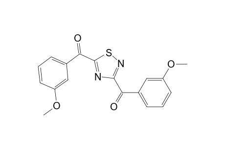 (3-methoxyphenyl)-[5-(3-methoxyphenyl)carbonyl-1,2,4-thiadiazol-3-yl]methanone