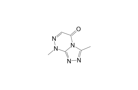 1,2,4-Triazolo[3,4-c][1,2,4]triazin-5(8H)-one, 3,8-dimethyl-