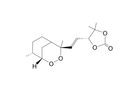 (5R)-5-{(E)-2-[(2S,5S,6R)-2,6-Dimethyl-3,4-dioxabicyclo[3.3.1]non-2-yl]-1-ethenyl}-4,4-dimethyl-1,3-dioxolan-2-one