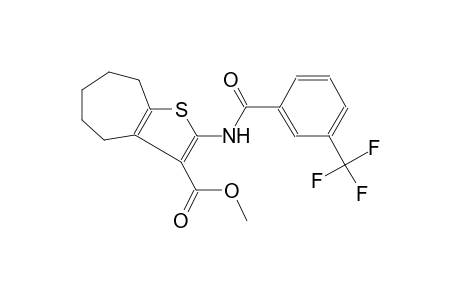 methyl 2-{[3-(trifluoromethyl)benzoyl]amino}-5,6,7,8-tetrahydro-4H-cyclohepta[b]thiophene-3-carboxylate