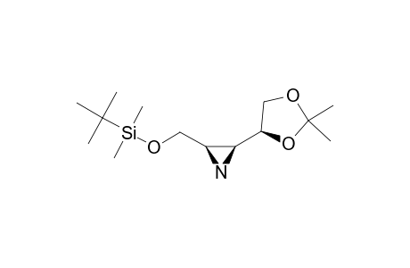 (2R,3R,4'S)-(-)-2-(TERT.-BUTYLDIMETHYLSILYLOXYMETHYL)-3-(2',2'-DIMETHYL-1',3'-DIOXOLAN-4'-YL)-AZIRIDINE