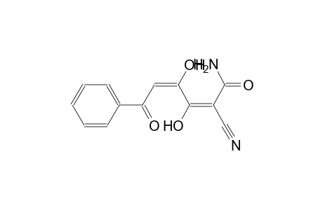 2,4-hexadienamide, 2-cyano-3,4-dihydroxy-6-oxo-6-phenyl-, (2E,4E)-