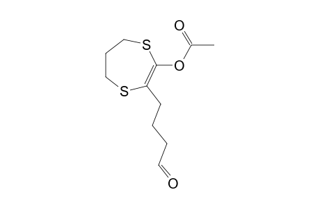 3-(4-Oxobutyl)-6,7-dihydro-5H-1,4-dithiepin-2-yl acetate
