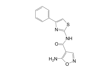 5-Amino-N-(-4-phenylthiazol-2-yl)-isoxazole-4-carboxamide