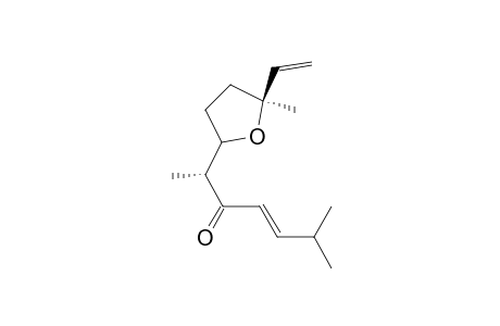 4-Hepten-3-one, 2-(5-ethenyltetrahydro-5-methyl-2-furanyl)-6-methyl-, [2.alpha.(E),5.alpha.]-(+)-