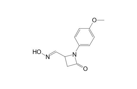 (RS)-1-(4-Methoxyphenyl)-2-oxoazetidine-4-carboxaldehyde oxime