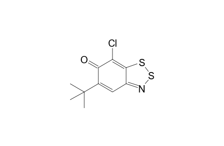 5-tert-Butyl-7-chloranyl-1,2,3-benzodithiazol-6-one