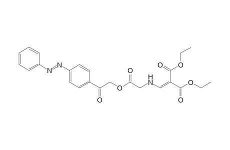 [4'-(Phenylazo)phenacyl] N-{[2,2-bis(ethoxycarbonyl)vinylamino]methyl}carboxylate