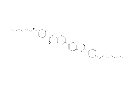 benzoic acid, 4-(hexyloxy)-, 4'-[[4-(hexyloxy)benzoyl]oxy][1,1'-biphenyl]-4-yl ester