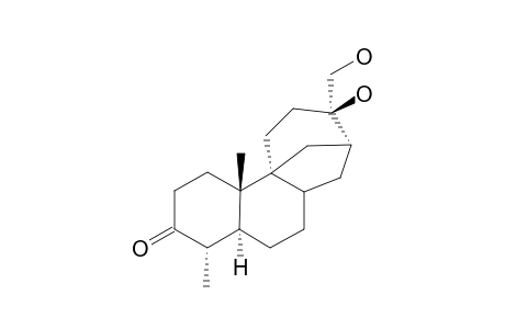 19-Nor-16,17-dihydroxyaphidicolan-3-on