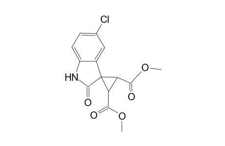 trans-2,3-Dihydrospiro[2,3-dicarbomethoxycyclopropane]-5'-chloro-1',3'-dihydroindol-2'-one
